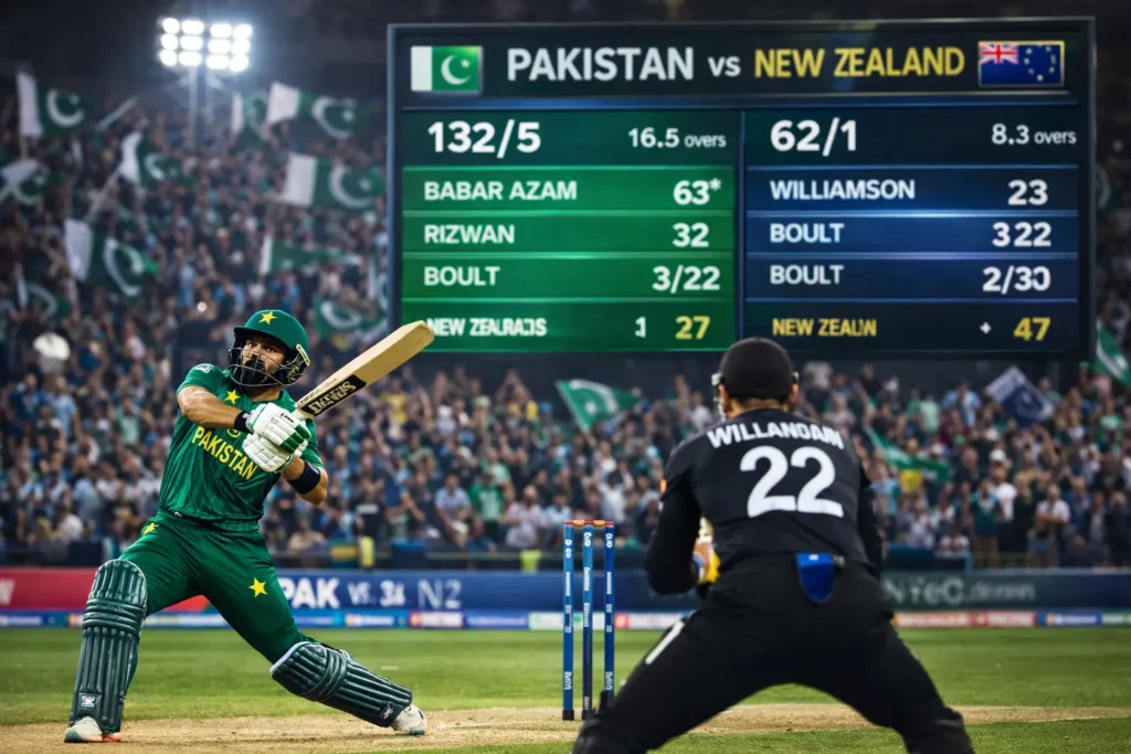 pakistan vs new zealand