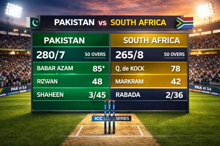 pak vs sa